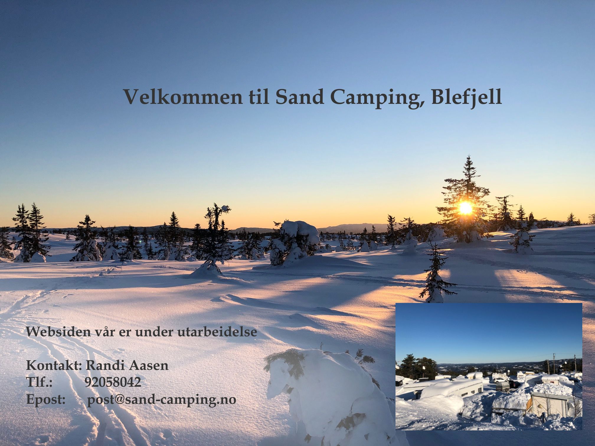 Blefjell, Sand Camping